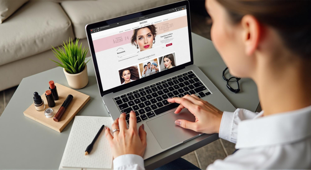Strona internetowa dla salonu kosmetycznego
